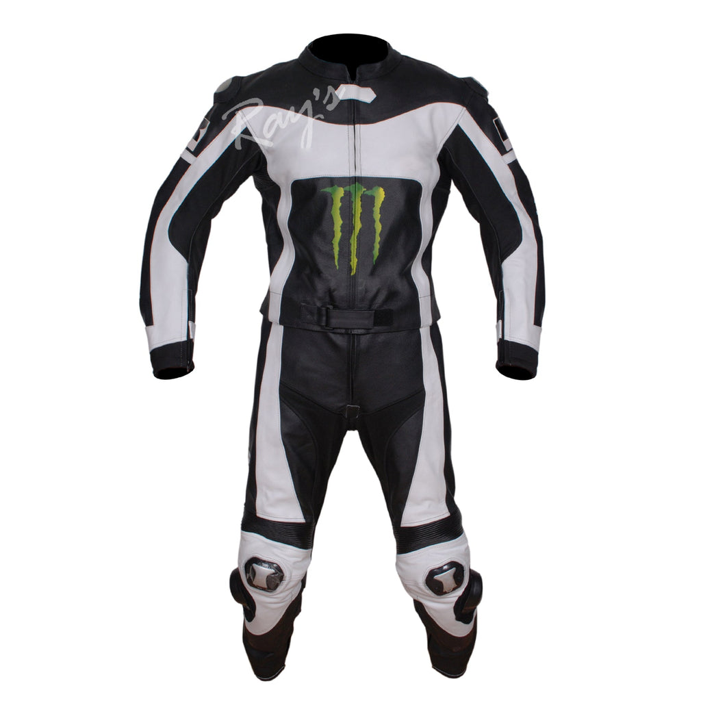 CUSTOM MADE MOTORBIKE LEATHER /BIKING RACING SPORT TWO PIECE SUIT
