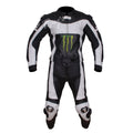 CUSTOM MADE MOTORBIKE LEATHER /BIKING RACING SPORT TWO PIECE SUIT