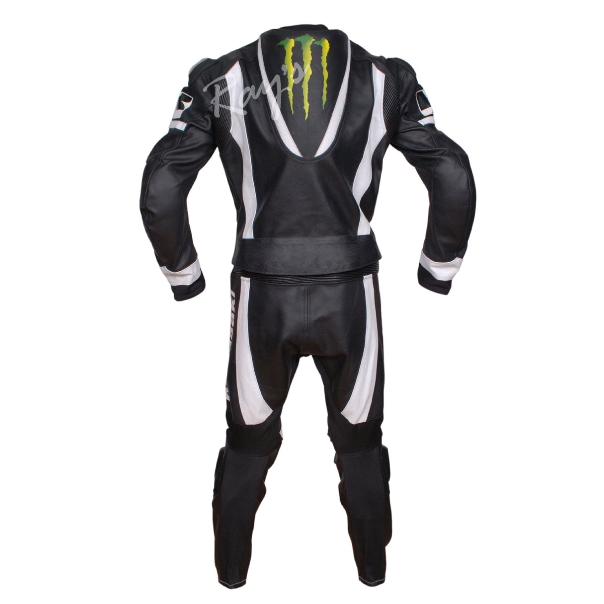CUSTOM MADE MOTORBIKE LEATHER /BIKING RACING SPORT TWO PIECE SUIT