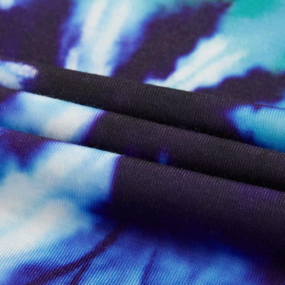 RAY'S Women/Girls Short-sleeve Round Neck t-shirt Tie-dye pattern.