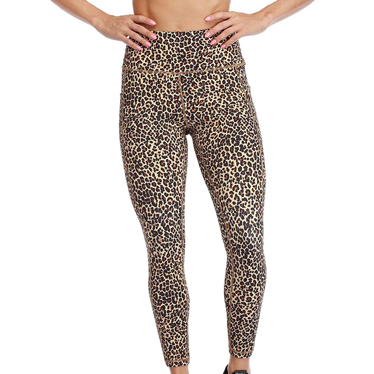 RAY'S Women's Leggings 7/8 with Pockets Sports Leggings High Waist Tummy Control Yoga Pants Training Pants Sweatpants