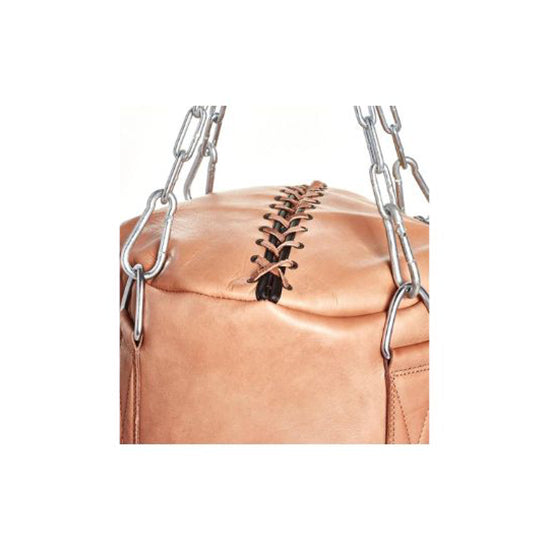 RAY'S Heavy Punching Bag Vintage TAN Leather UNFILLED