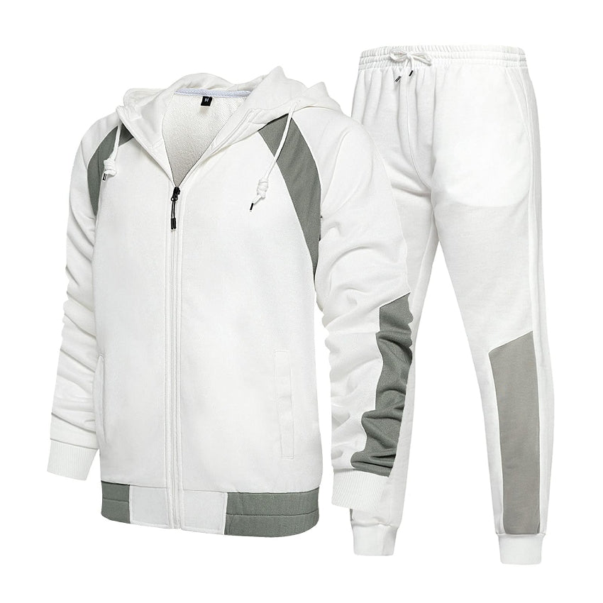 RAY'S Men's Tracksuit Sweatsuit Set Long Sleeve 2 Piece Hoodies Tracksuit Athletic Suit Sport Casual Fitness Jogging Outfits