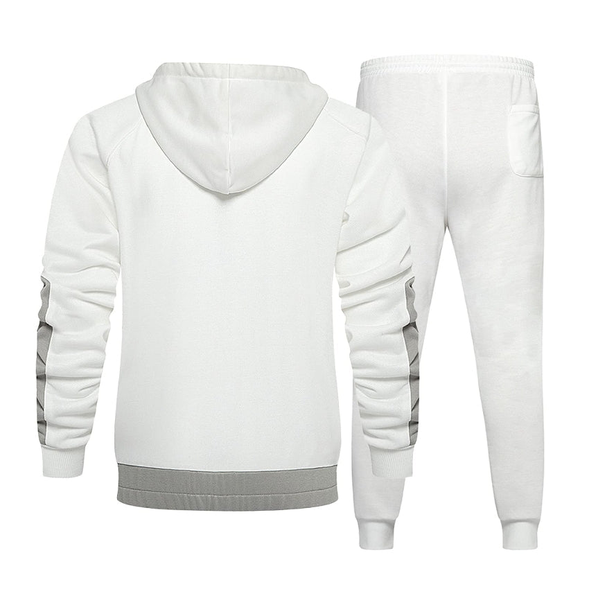 RAY'S Men's Tracksuit Sweatsuit Set Long Sleeve 2 Piece Hoodies Tracksuit Athletic Suit Sport Casual Fitness Jogging Outfits