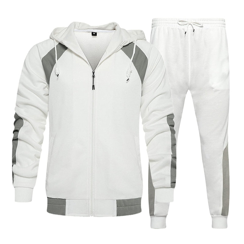 RAY'S Men's Tracksuit Sweatsuit Set Long Sleeve 2 Piece Hoodies Tracksuit Athletic Suit Sport Casual Fitness Jogging Outfits