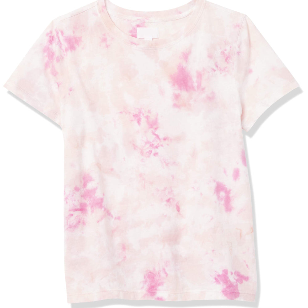 RAY'S Women/Girls Short-sleeve Round Neck t-shirt Tie-dye pattern.
