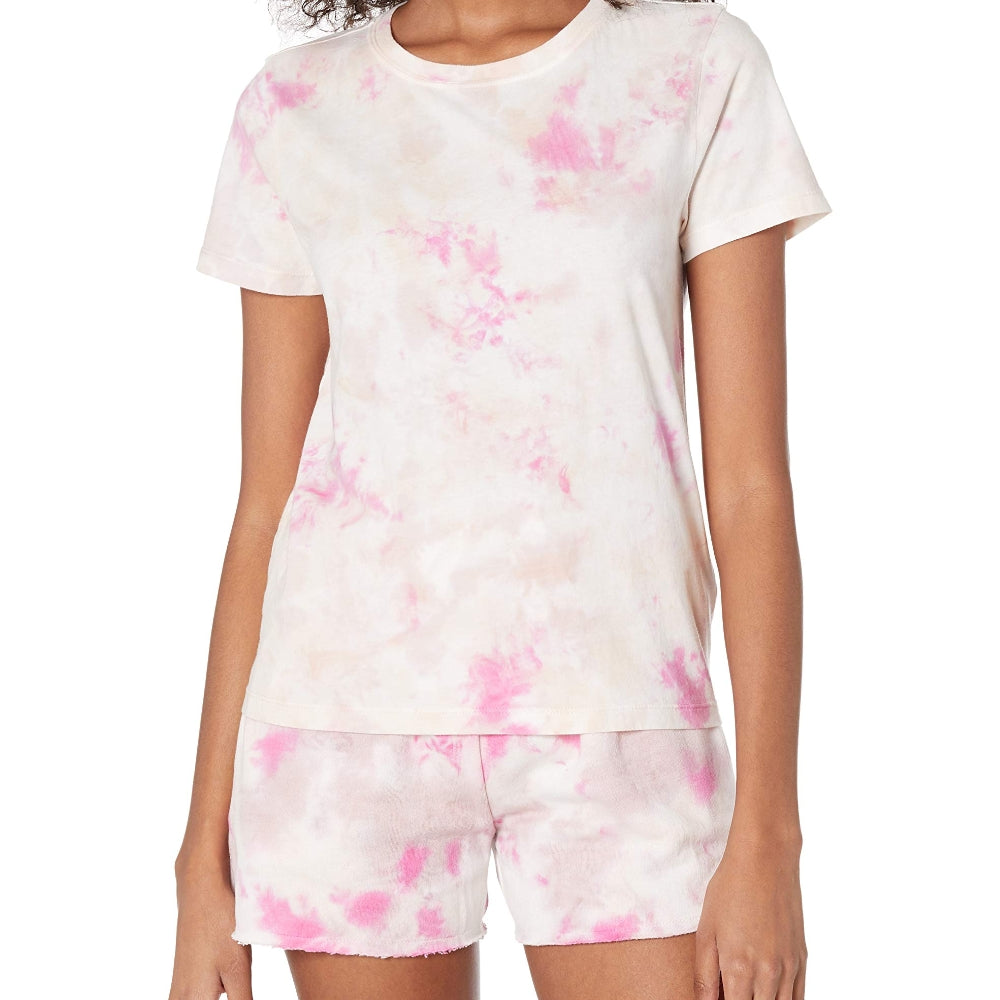 RAY'S Women/Girls Short-sleeve Round Neck t-shirt Tie-dye pattern.