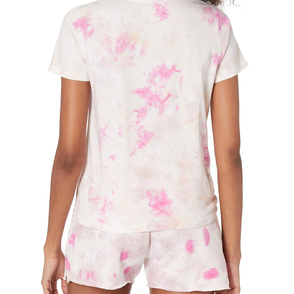 RAY'S Women/Girls Short-sleeve Round Neck t-shirt Tie-dye pattern.