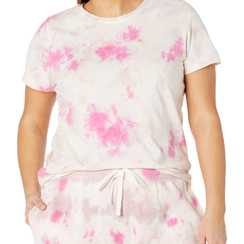 RAY'S Women/Girls Short-sleeve Round Neck t-shirt Tie-dye pattern.