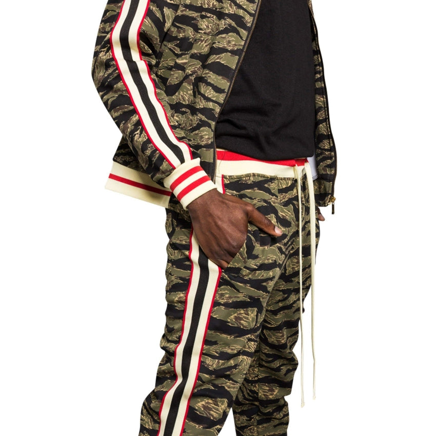 RAY'S Unisex Athletic Tracksuit Set,Cambo Pattern, 2-Piece Polyester, Long Sleeve with Side Zip Pockets, Athletic Regular Fit