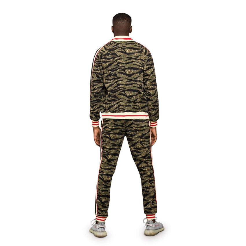 RAY'S Unisex Athletic Tracksuit Set,Cambo Pattern, 2-Piece Polyester, Long Sleeve with Side Zip Pockets, Athletic Regular Fit
