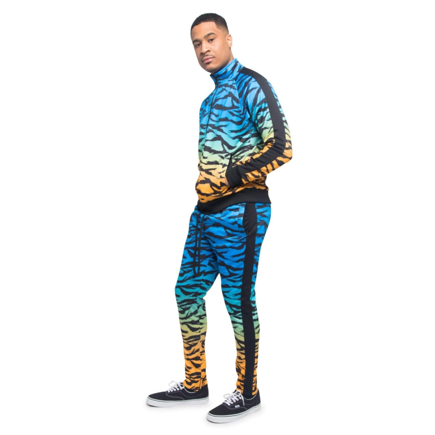 RAY'S Unisex Athletic Tracksuit Set,Cambo Pattern, 2-Piece Polyester, Long Sleeve with Side Zip Pockets, Athletic Regular Fit