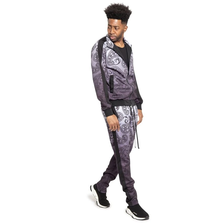 RAY'S Unisex Athletic Tracksuit Set,Cambo Pattern, 2-Piece Polyester, Long Sleeve with Side Zip Pockets, Athletic Regular Fit