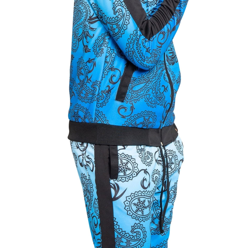 RAY'S Unisex Athletic Tracksuit Set,Cambo Pattern, 2-Piece Polyester, Long Sleeve with Side Zip Pockets, Athletic Regular Fit