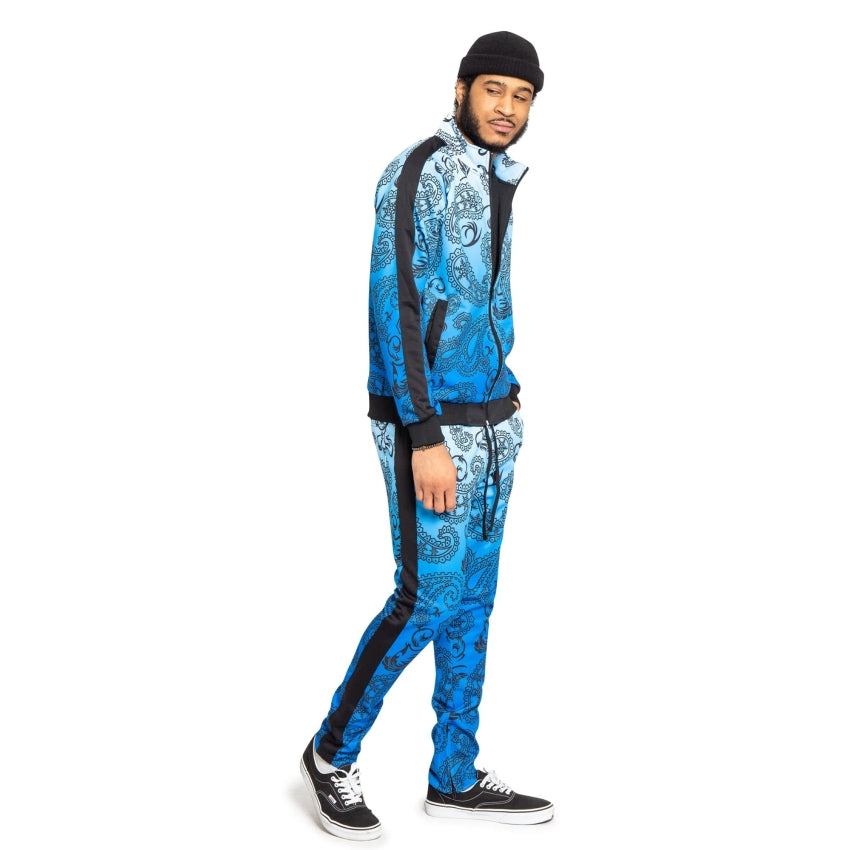 RAY'S Unisex Athletic Tracksuit Set,Cambo Pattern, 2-Piece Polyester, Long Sleeve with Side Zip Pockets, Athletic Regular Fit