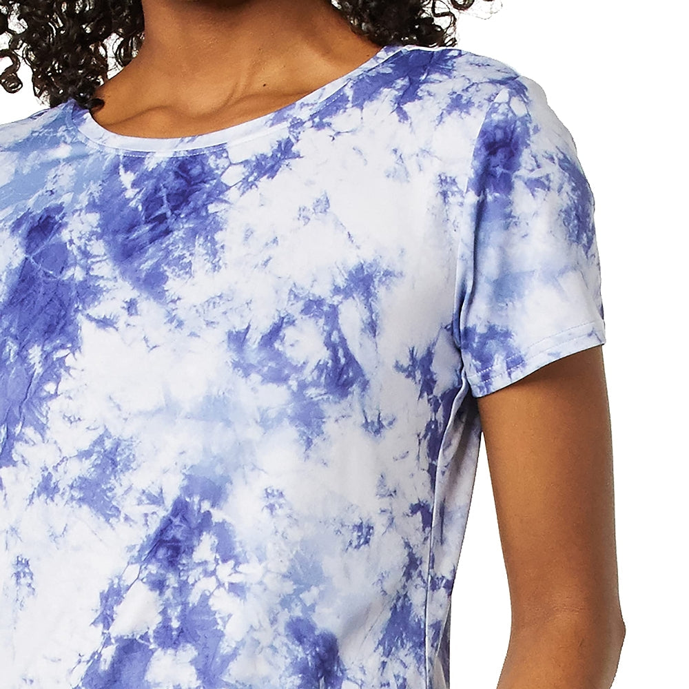 RAY'S Women/Girls Short-sleeve Round Neck t-shirt Tie-dye pattern.