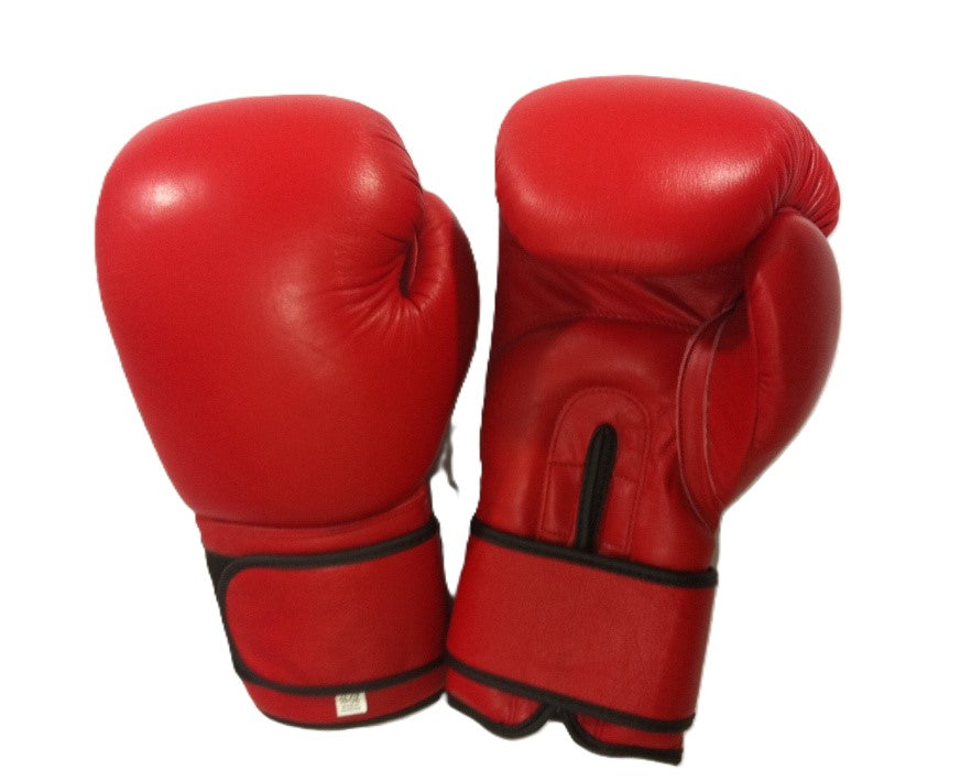 RAY'S LEATHER BOXING GLOVES/FOR TRAINING AND TOURNAMENTS  (Strap-Up)