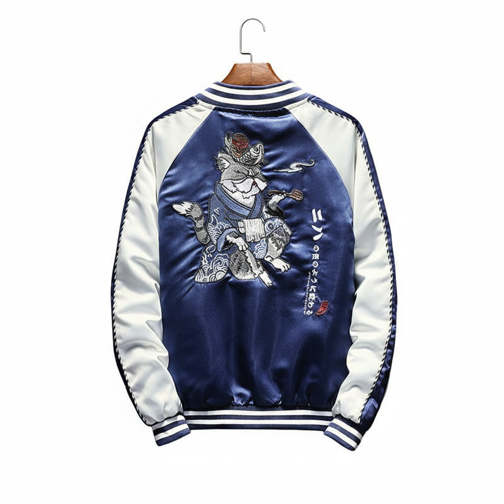 RAY'S Bossy Cat Sukajan Souvenir Jacket ADULT SIZE