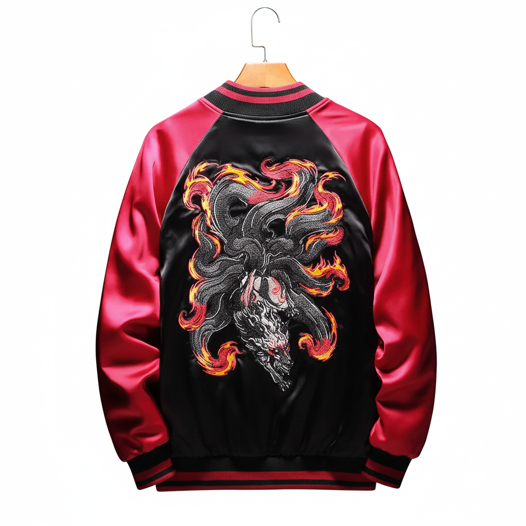 RAY'S Nine Tailed Kitsune Sukajan Jacket ADULT SIZE