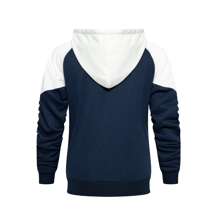 Men's Tracksuit Set, Colour Block Design in different colour, Hooded Sweatshirt with Matching Jogger Pants
