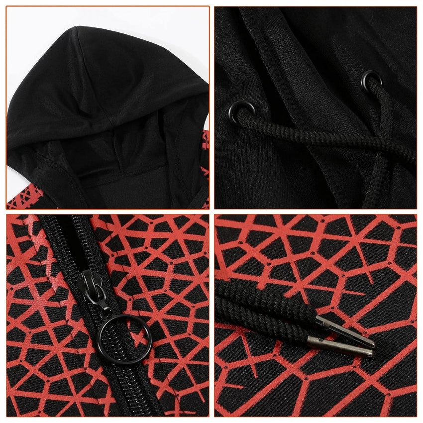 RAY'S Unisex Athletic Tracksuit Set,Cambo Pattern, 2-Piece Polyester, Long Sleeve with Side Zip Pockets, Athletic Regular Fit