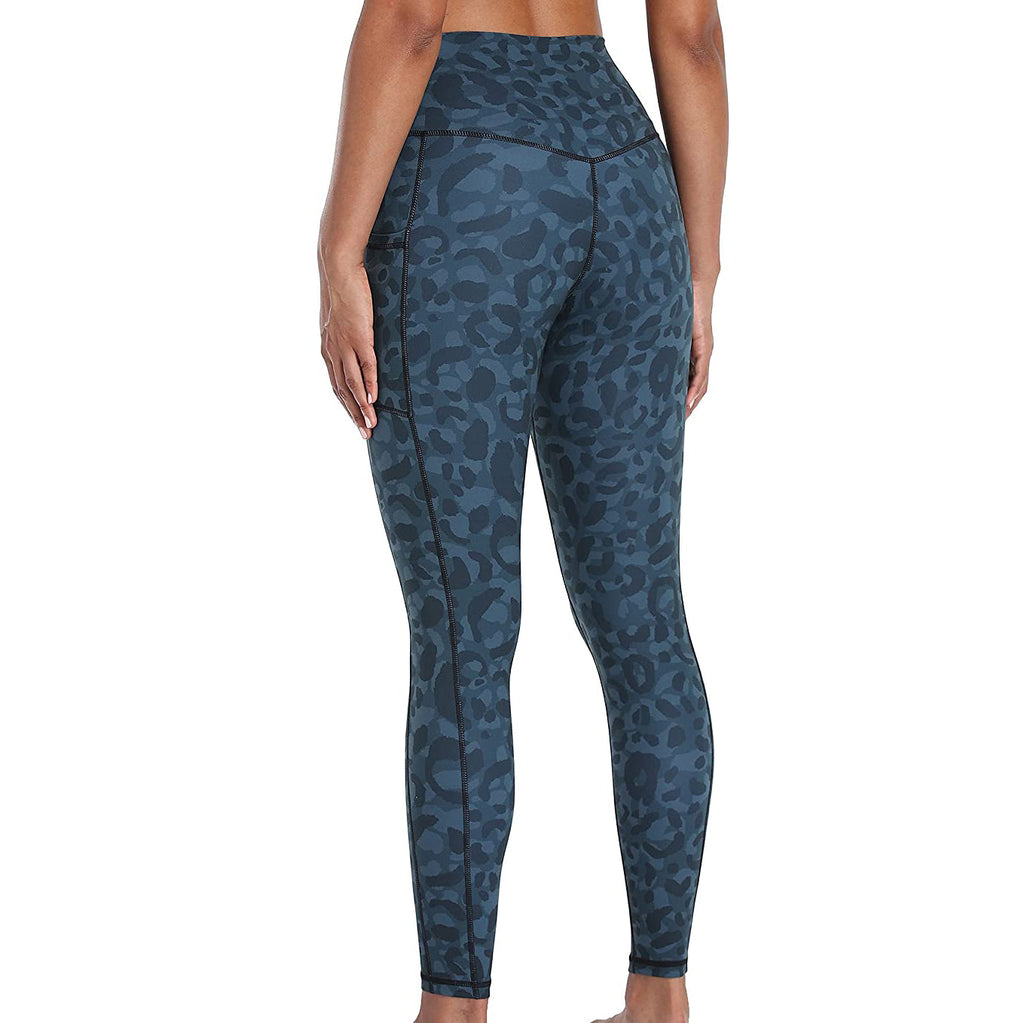 RAY'S Women's Leggings 7/8 with Pockets Sports Leggings High Waist Tummy Control Yoga Pants Training Pants Sweatpants