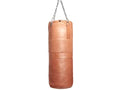 RAY'S Heavy Punching Bag Vintage TAN Leather UNFILLED