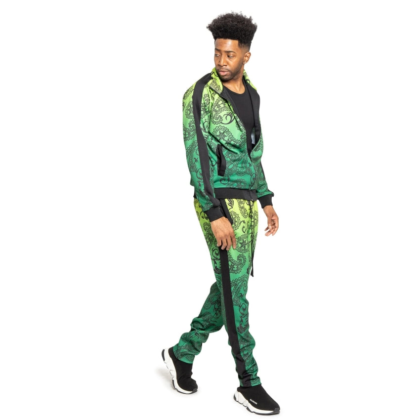 RAY'S Unisex Athletic Tracksuit Set,Cambo Pattern, 2-Piece Polyester, Long Sleeve with Side Zip Pockets, Athletic Regular Fit
