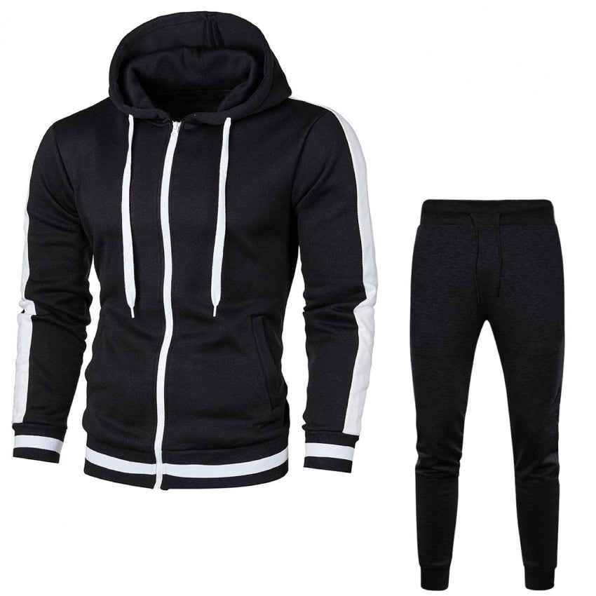 RAY'S Men's Tracksuit Sweatsuit Set Long Sleeve 2 Piece Hoodies Tracksuit Athletic Suit Sport Casual Fitness Jogging Outfits