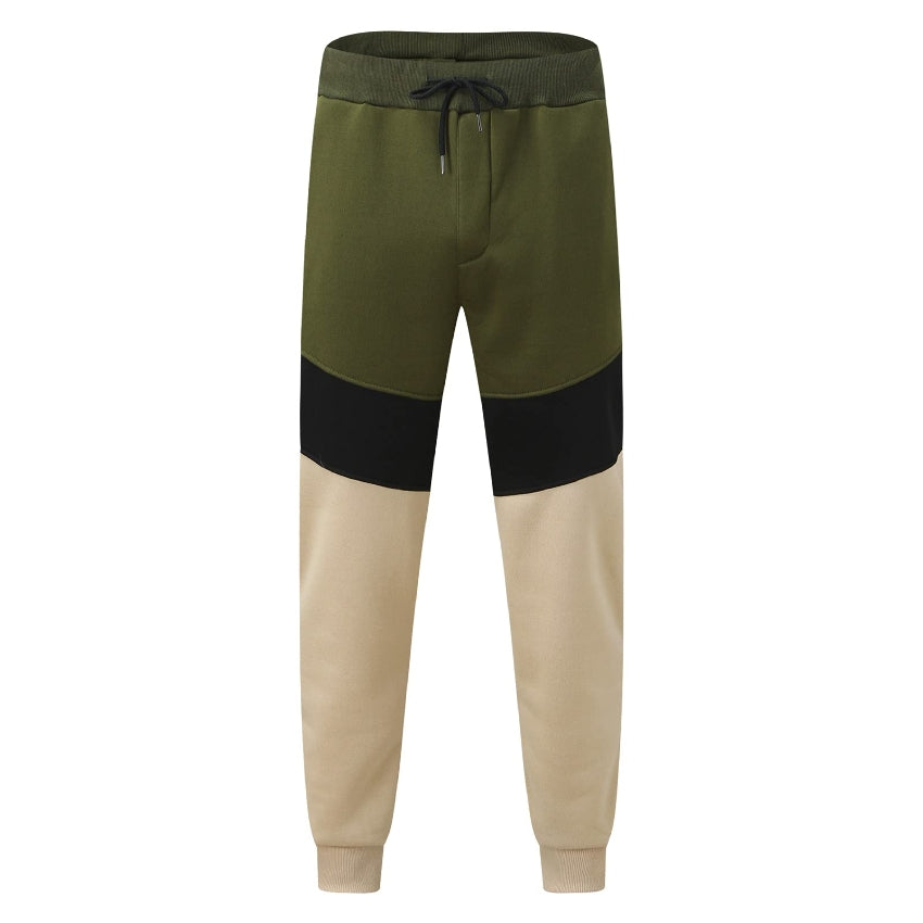 Men's Tracksuit Set, Colour Block Design in different colour, Hooded Sweatshirt with Matching Jogger Pants
