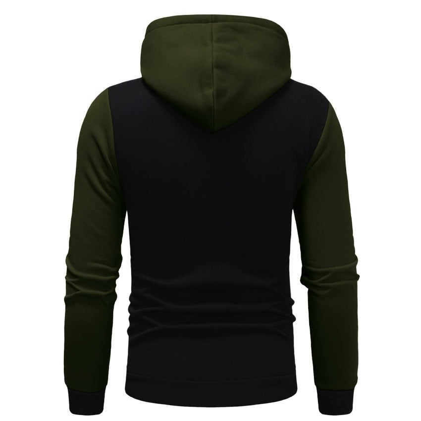 Men's Tracksuit Set, Colour Block Design in different colour, Hooded Sweatshirt with Matching Jogger Pants