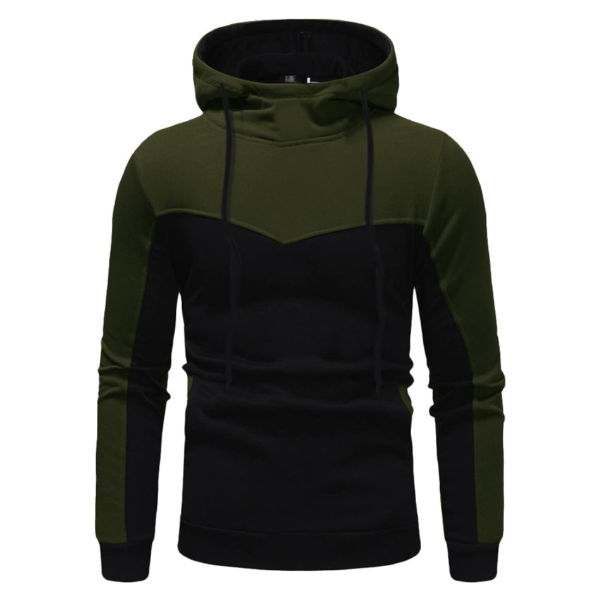 Men's Tracksuit Set, Colour Block Design in different colour, Hooded Sweatshirt with Matching Jogger Pants