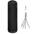 RAYS Heavy Punching Bag Black Genuine Leather UNFILLED Size 5 FEET