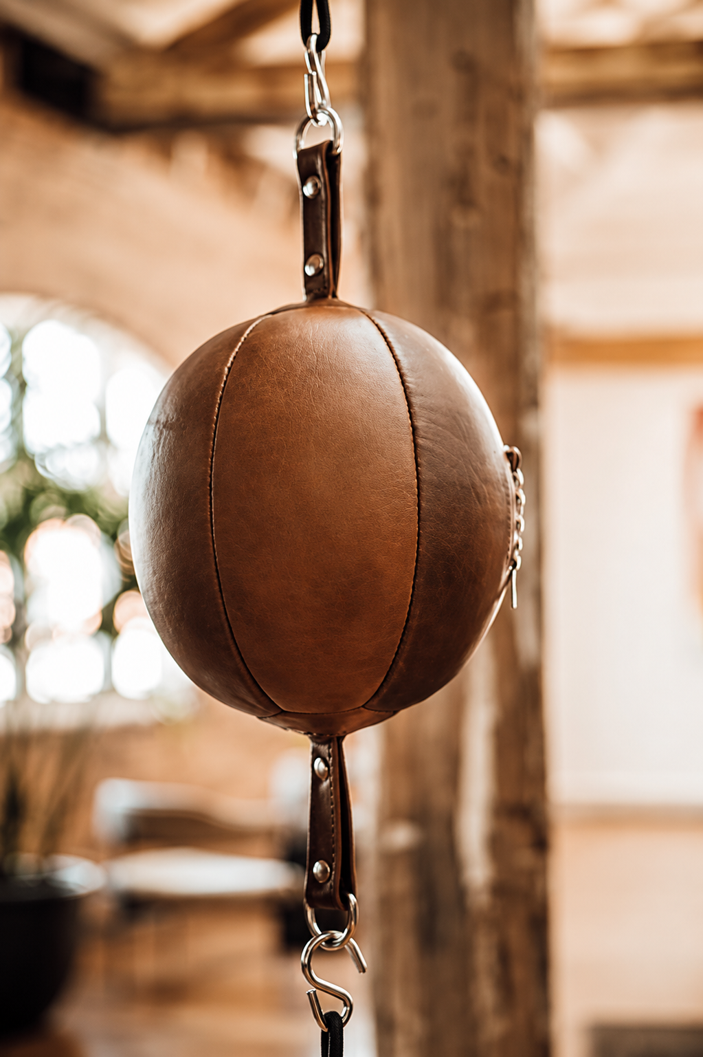 RAY'S Vintage Player PRO Heritage Brown Leather Speed Ball, Double End