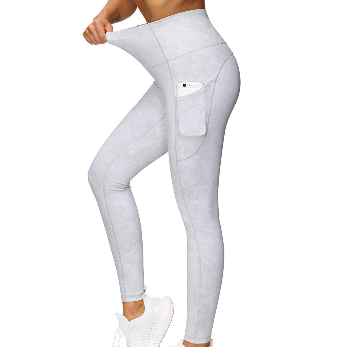 Leggings for Women Tummy Control, High Waist Yoga Pants Gym Stretchy Shapewear Workout Clothes for Women