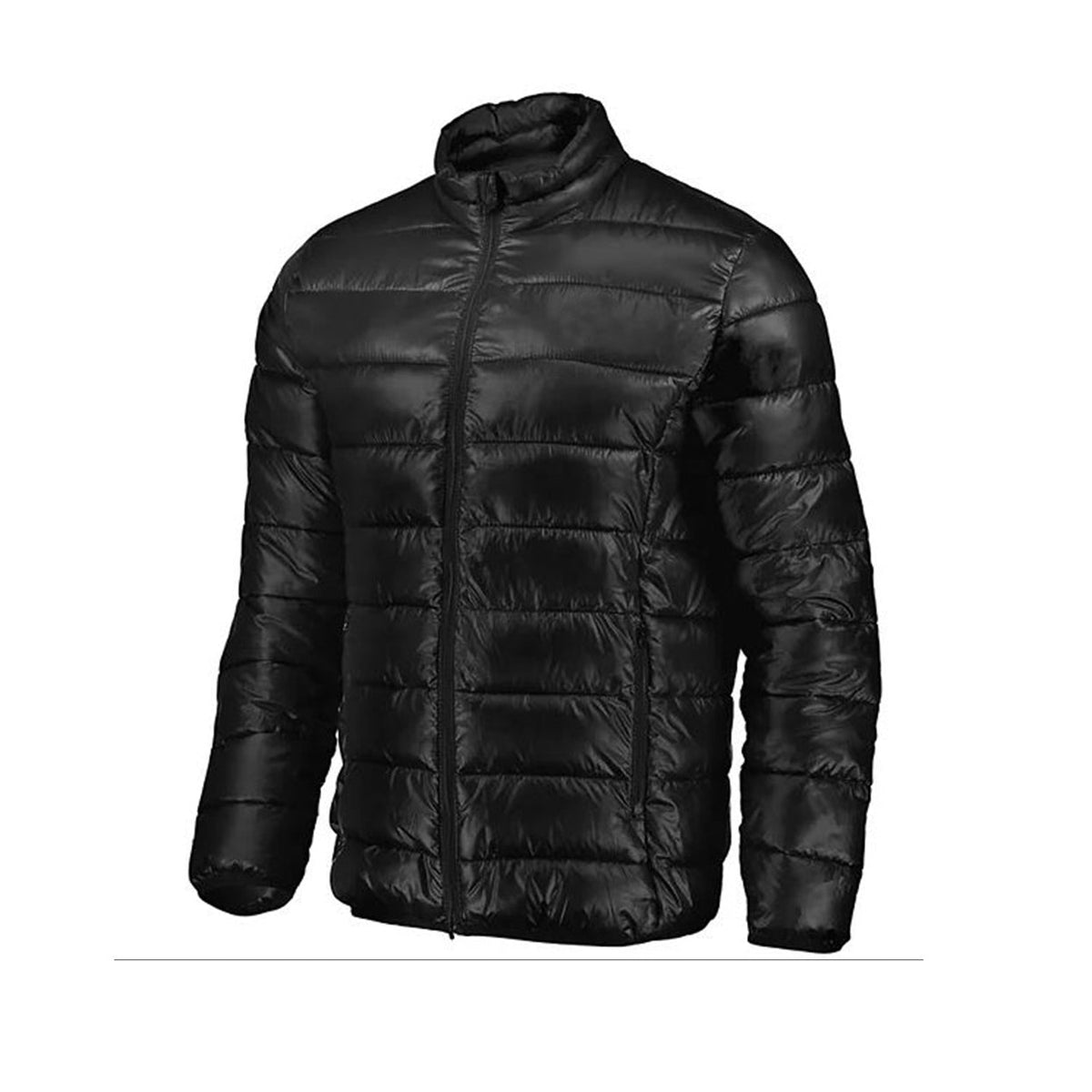 Puffer Jacket For Men Winter Warm Winter Lightweight Coat Windproof Insulated Jacket With Zippered Pocket