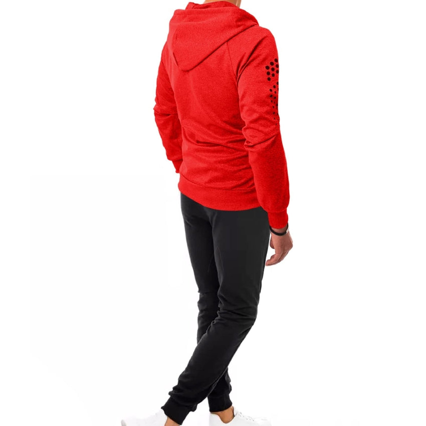 RAY'S Men's Tracksuit Sweatsuit Set Long Sleeve 2 Piece Hoodies Tracksuit Athletic Suit Sport Casual Fitness Jogging Outfits