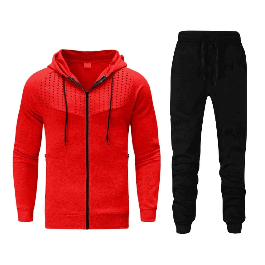 RAY'S Men's Tracksuit Sweatsuit Set Long Sleeve 2 Piece Hoodies Tracksuit Athletic Suit Sport Casual Fitness Jogging Outfits