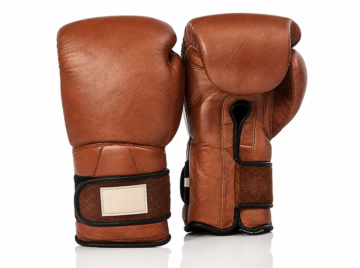 RAY'S LEATHER BOXING GLOVES/FOR TRAINING AND TOURNAMENTS  (Strap-Up)
