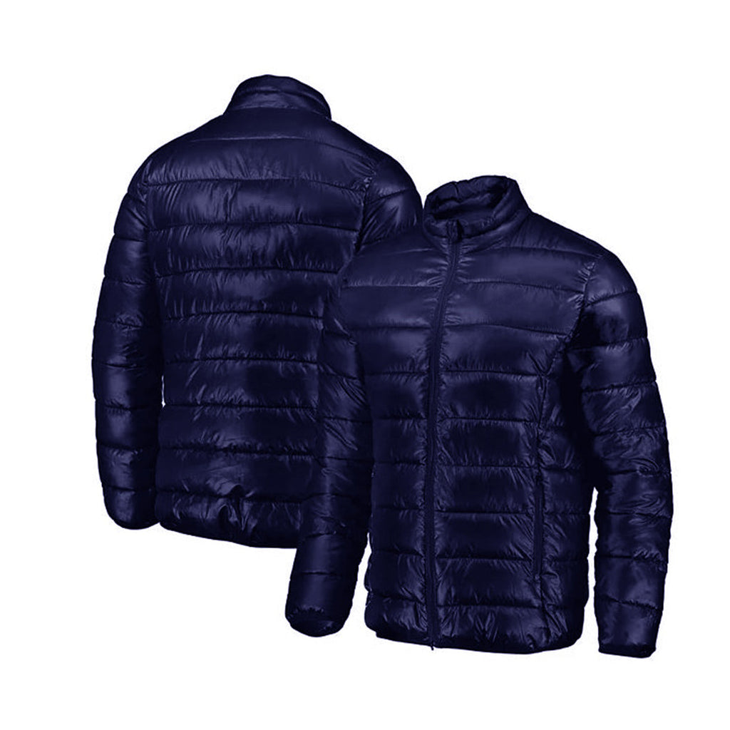 Puffer Jacket For Men Winter Warm Winter Lightweight Coat Windproof Insulated Jacket With Zippered Pocket