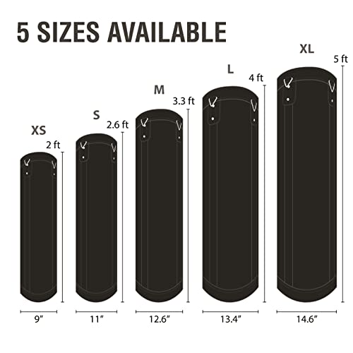 RAYS Heavy Punching Bag Black Genuine Leather UNFILLED Size 5 FEET