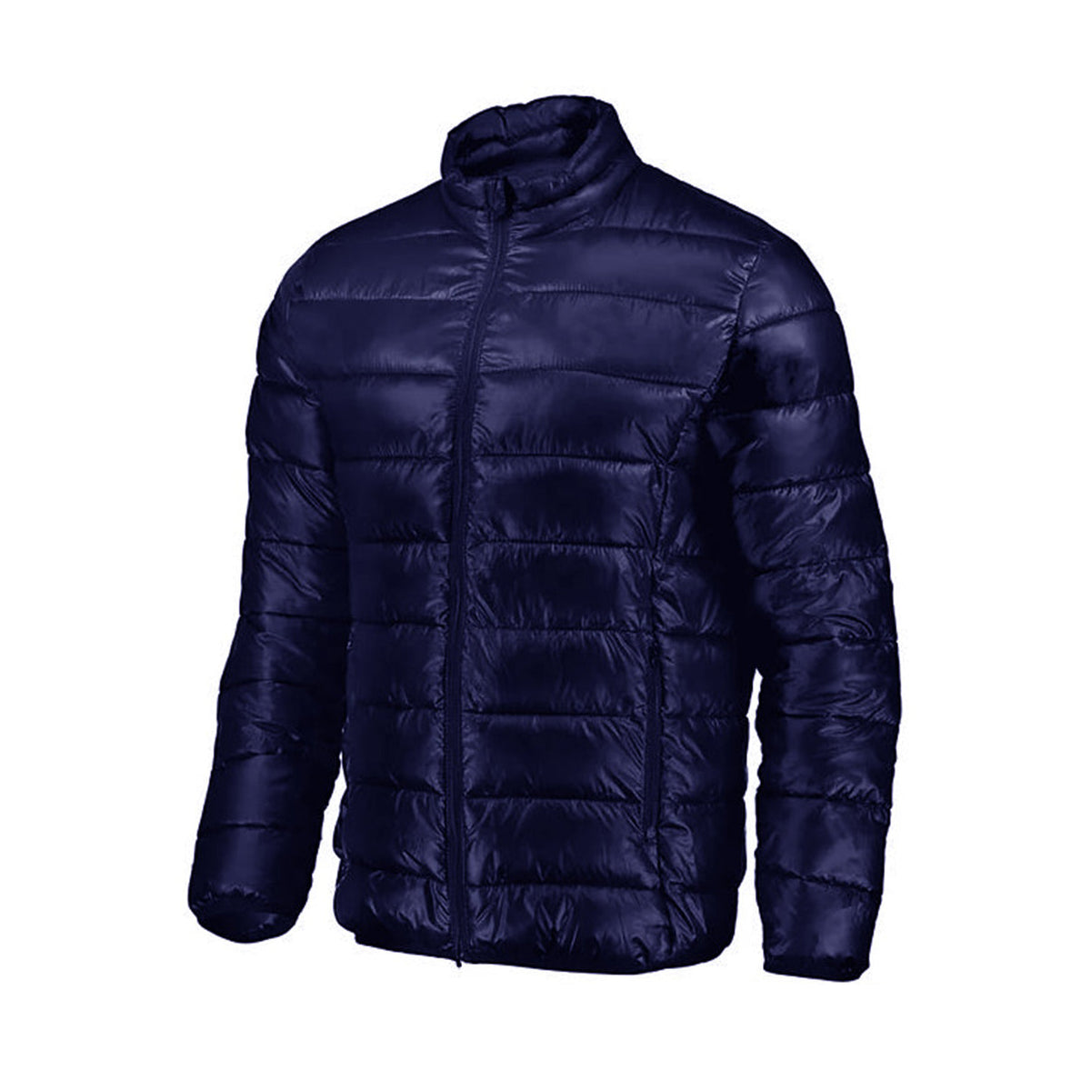 Puffer Jacket For Men Winter Warm Winter Lightweight Coat Windproof Insulated Jacket With Zippered Pocket
