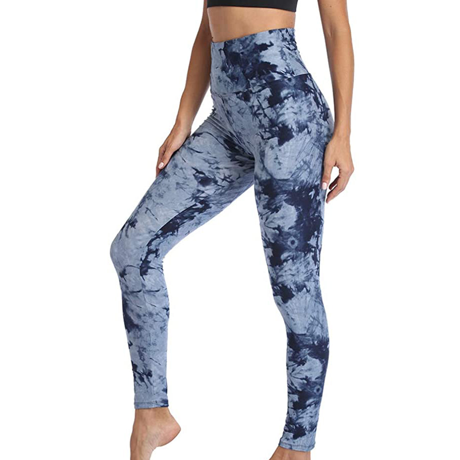 RAY'S Women's Sports Leggings, Marble Pattern High Waist Yoga Pants, Running Stretch Tights Workout Trousers for Yoga, Running, Dance, Fitnes, Cycling, Casual
