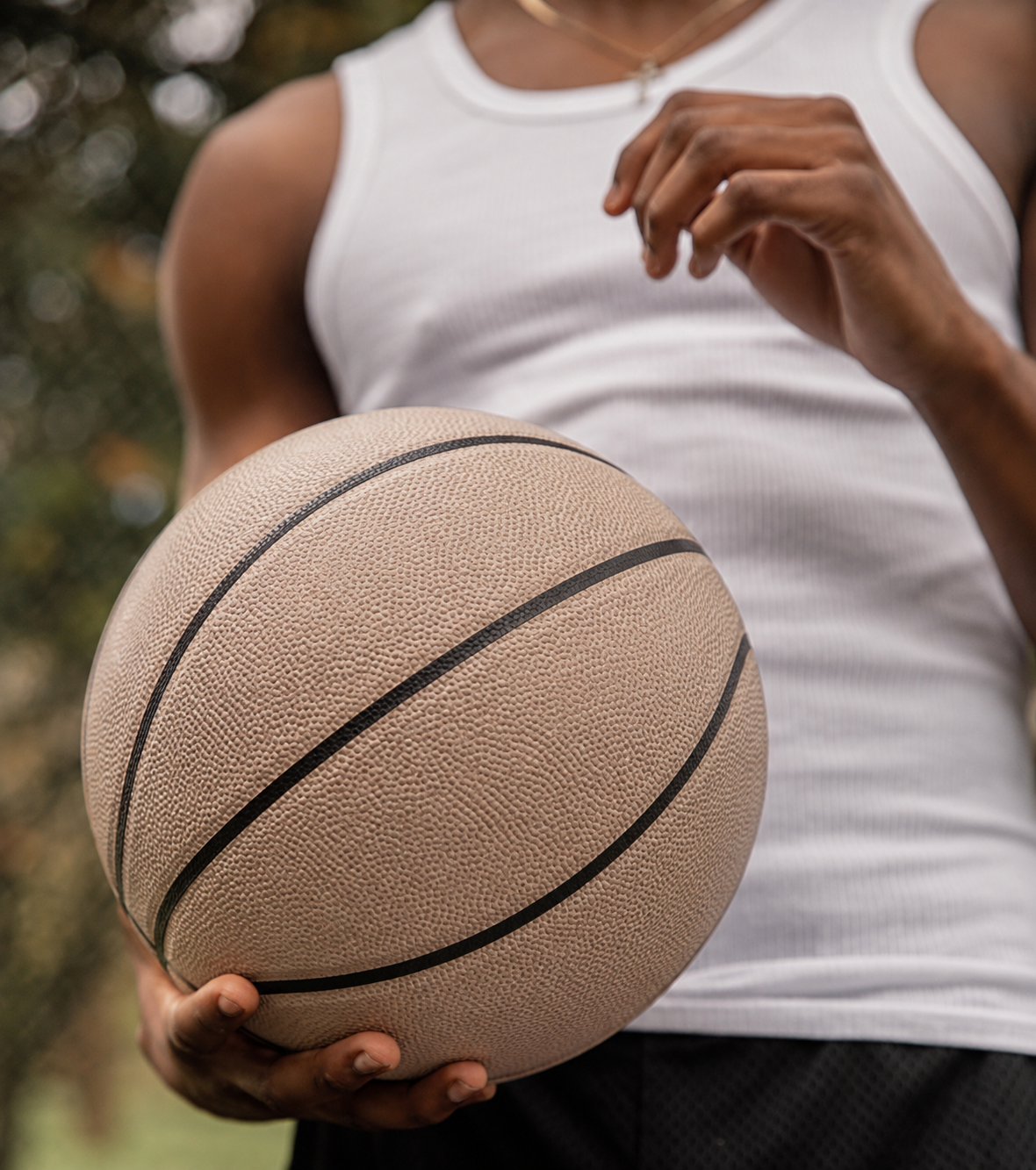 RAY'S Basketball with a distinct, minimalist color palette.