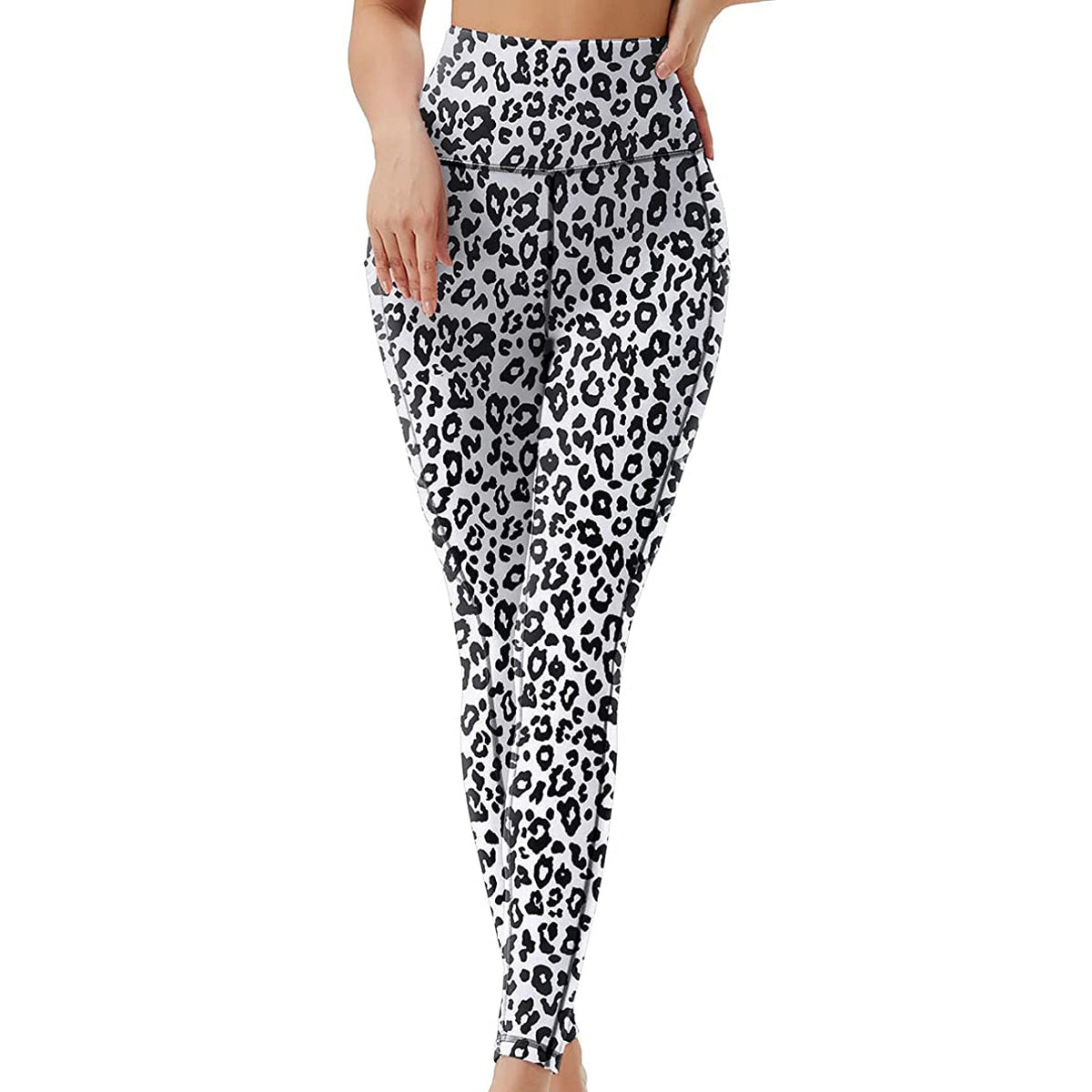RAY'S Women's Leggings 7/8 with Pockets Sports Leggings High Waist Tummy Control Yoga Pants Training Pants Sweatpants