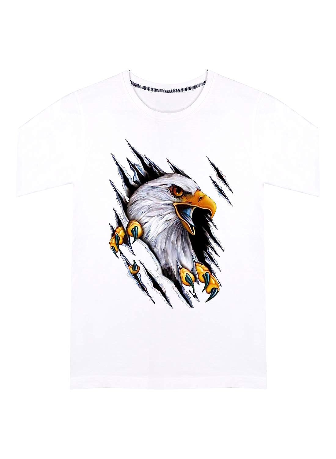 RAYS T-SHIRTSRAY'S Mens Women Shirts 3D Printed T-Shirt Unisex Casual | Creative Print Crewneck Graphics