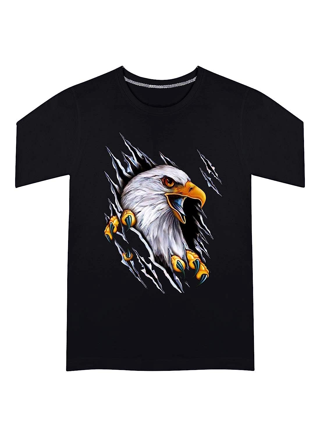 RAYS T-SHIRTSRAY'S Mens Women Shirts 3D Printed T-Shirt Unisex Casual | Creative Print Crewneck Graphics