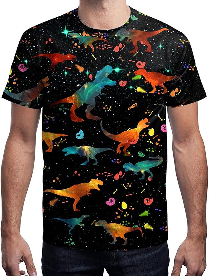 RAYS T-SHIRTSRAY'S Mens Women Shirts 3D Printed T-Shirt Unisex Casual | Creative Print Crewneck Graphics