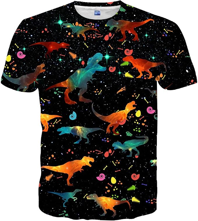 RAYS T-SHIRTSRAY'S Mens Women Shirts 3D Printed T-Shirt Unisex Casual | Creative Print Crewneck Graphics