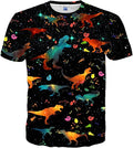 RAYS T-SHIRTSRAY'S Mens Women Shirts 3D Printed T-Shirt Unisex Casual | Creative Print Crewneck Graphics